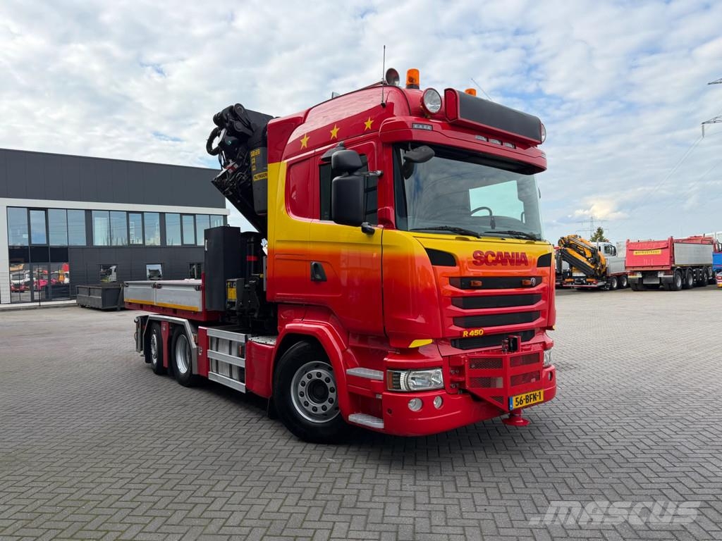 Scania R450 6x2 Palfinger PK 53002+Fly jib,winch Euro6 Sattelzugmaschinen