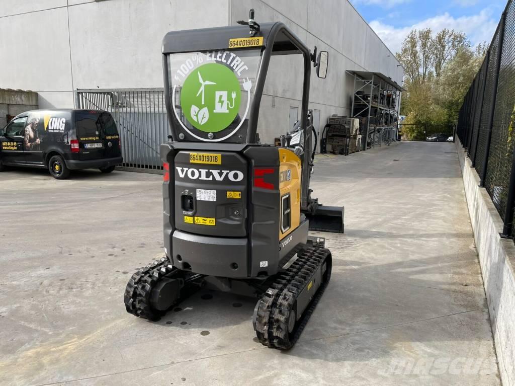 Volvo JECR18E Electric Mini ekskavatörler, 7 tona dek