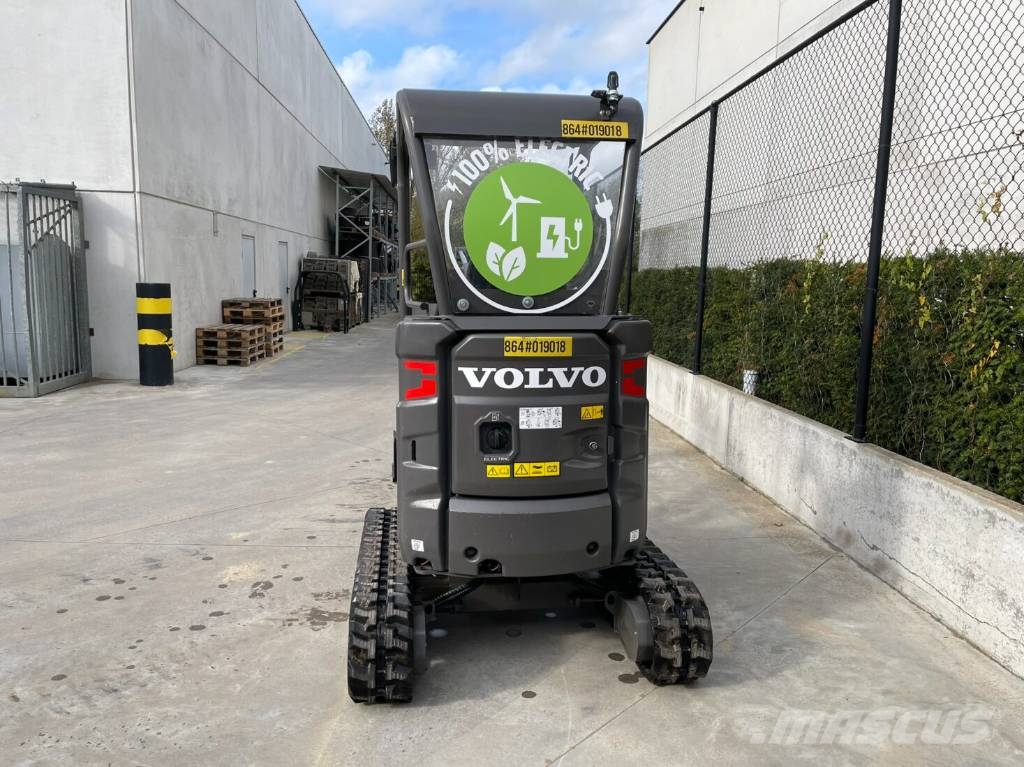Volvo JECR18E Electric Mini ekskavatörler, 7 tona dek