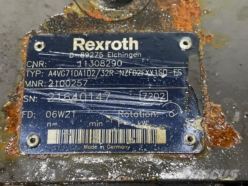 Volvo L35B-Rexroth A4VG71DA1D2/32R-Drive pump/Fahrpumpe Hidraulika