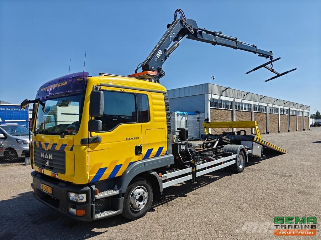 MAN TGL 12.240 4x2 Double Cab (6 pers) Euro 4 - Hiab12 Bergingsbiler