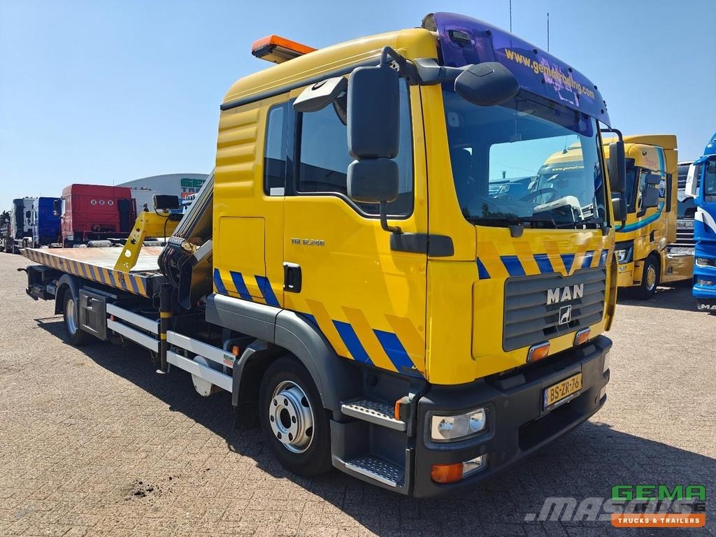 MAN TGL 12.240 4x2 Double Cab (6 pers) Euro 4 - Hiab12 Vehículos de reciclaje