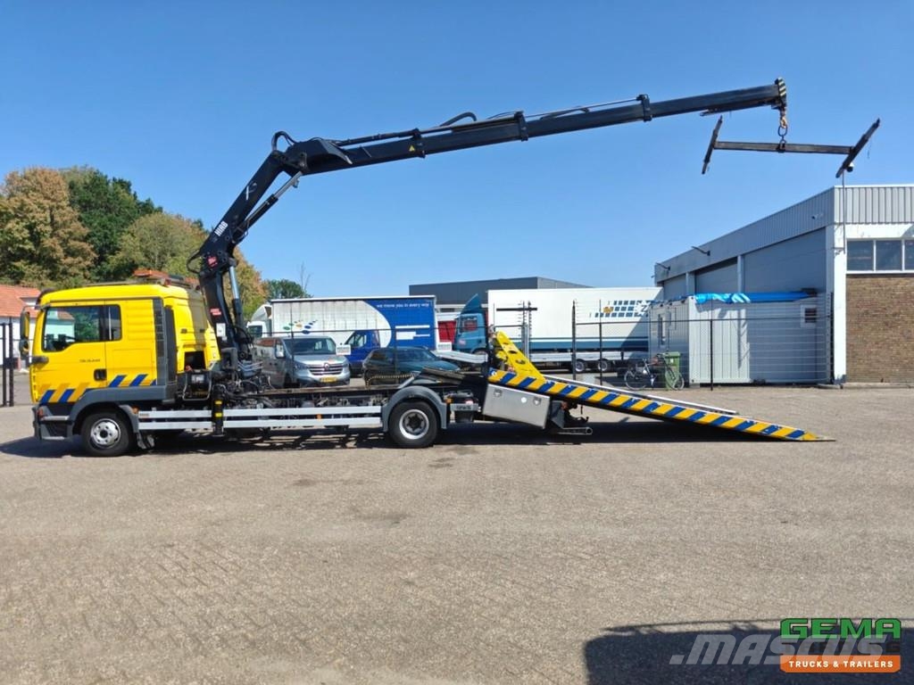 MAN TGL 12.240 4x2 Double Cab (6 pers) Euro 4 - Hiab12 Vehículos de reciclaje