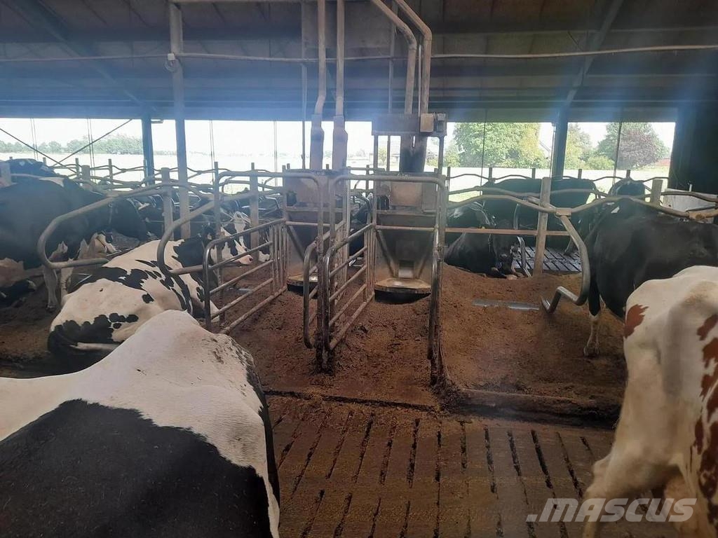  Complete barn including complete inventory for 120 ماكينات وملحقات مواش أخرى