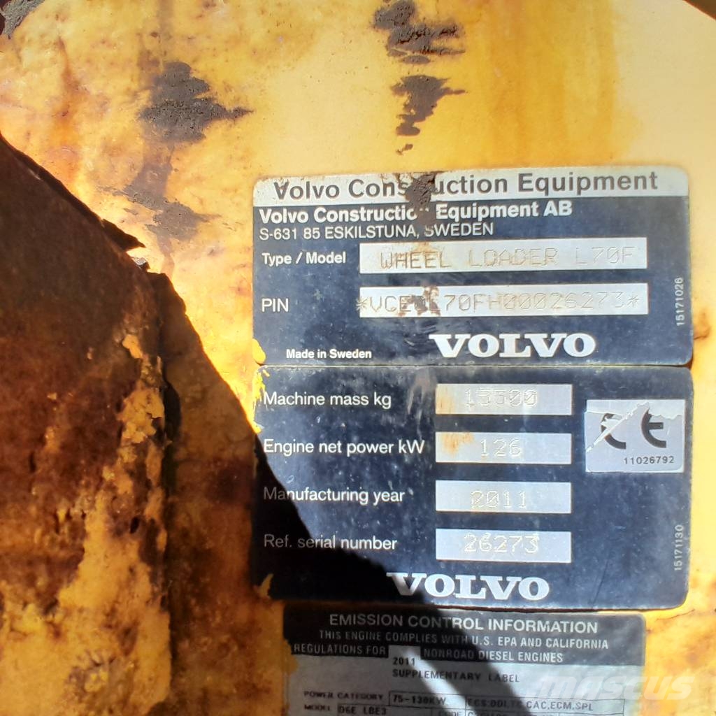 Volvo L 70 F لوادر بعجل