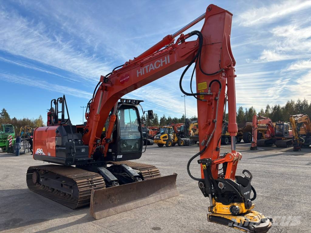 Hitachi ZX 130-6 / Engcon, Rasvari, Lämmitin Raupenbagger