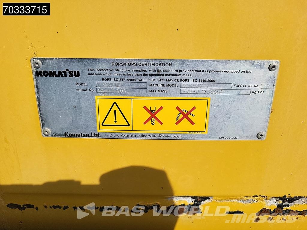 Komatsu WA500 -7 Kolesni nakladalci