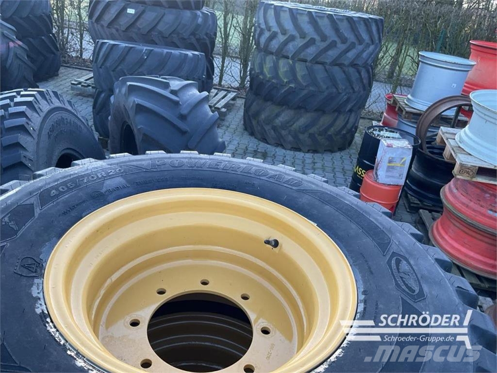 Goodyear 4X 405/70 R20 Dual wheels