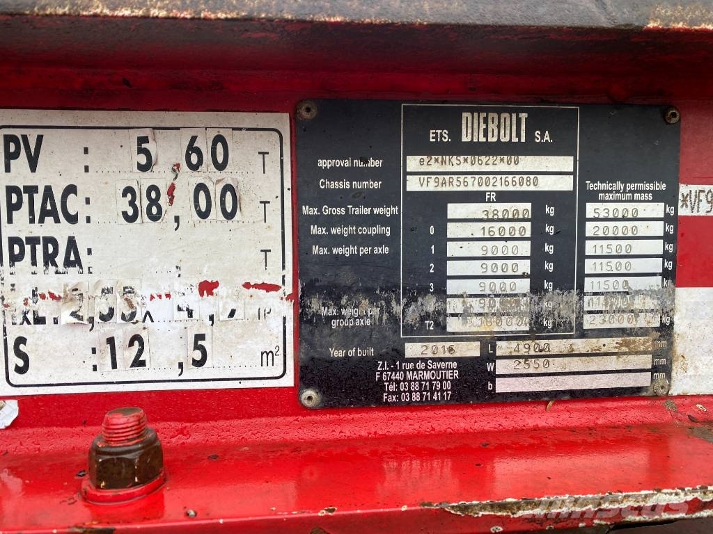 Volvo FH 660 RETARDER /DIEBOLT D2887 2017 endommagé Camiões de transporte de troncos