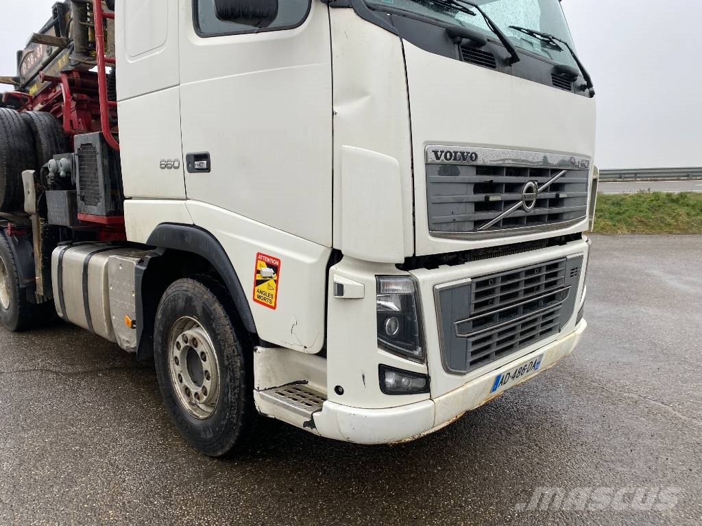 Volvo FH 660 RETARDER /DIEBOLT D2887 2017 endommagé Camiões de transporte de troncos