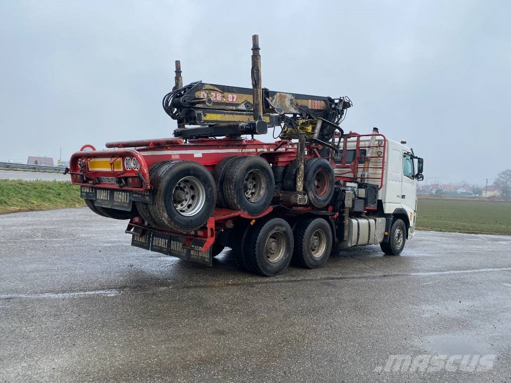Volvo FH 660 RETARDER /DIEBOLT D2887 2017 endommagé Camiões de transporte de troncos