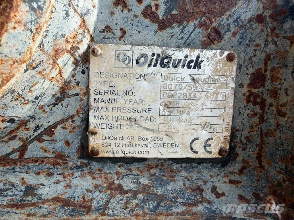 OilQuick OQ70/55 - 329D / 329E / 330F Quick connectors