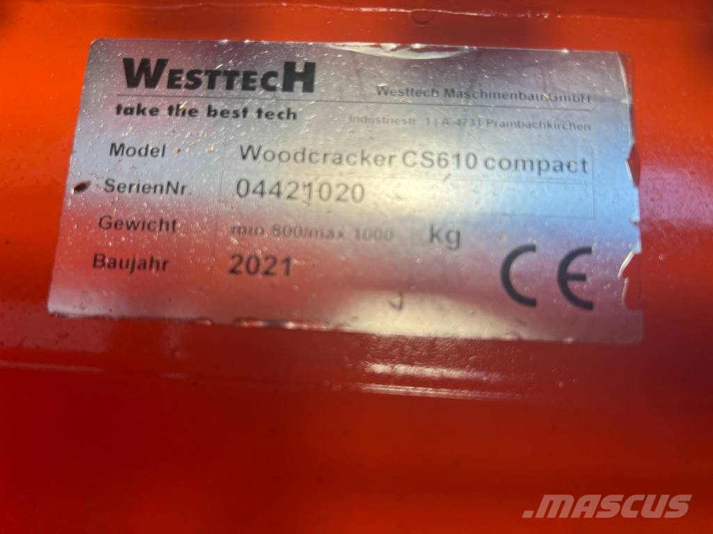 Westtech Woodcracker CS610 Greifersäge Power-Tiltator 2021 Glave za kombajne