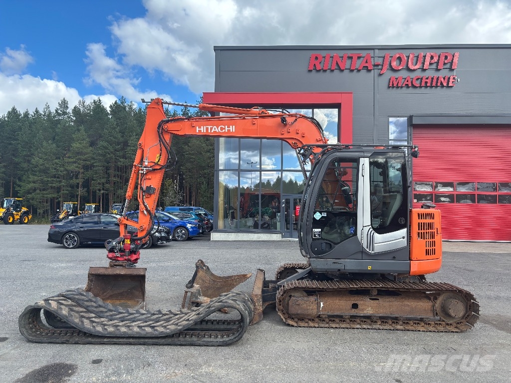 Hitachi ZX 85 US / Pyörittäjä, 2 kauhaa, 2 Telat, Ym! حفارات وسط 7 طن - 12 طن