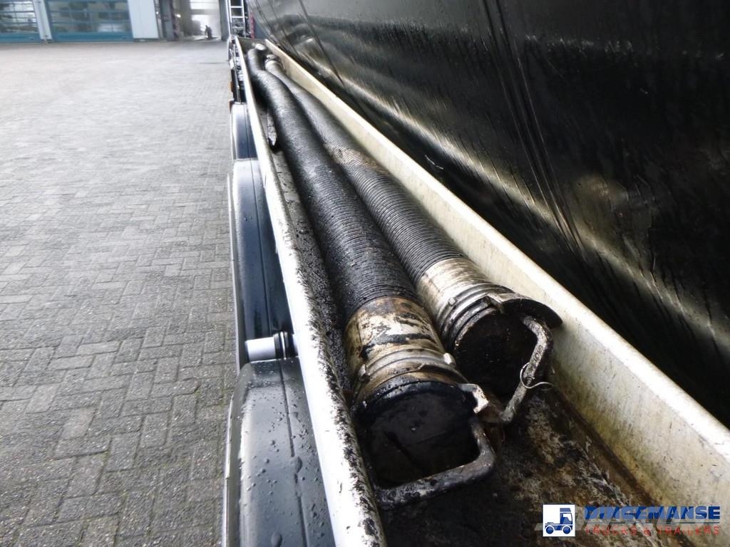 Magyar Bitumen / heavy oil tank inox 30.2 m3 / 1 comp + A Poluprikolice cisterne