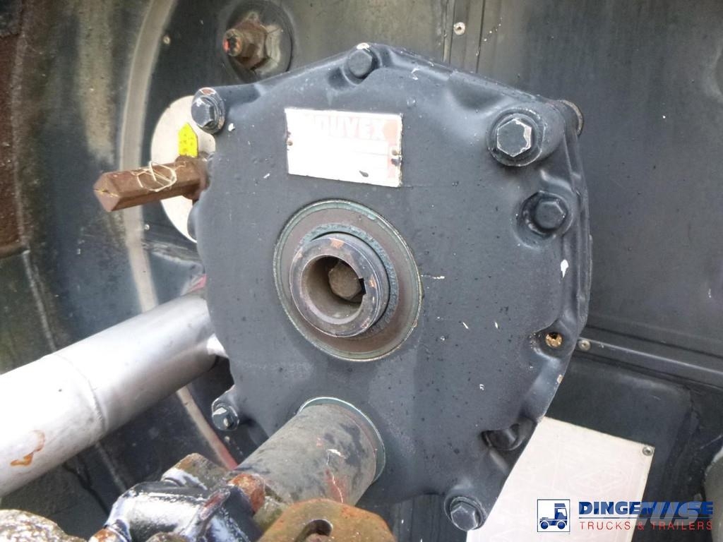Magyar Bitumen / heavy oil tank inox 30.2 m3 / 1 comp + A Poluprikolice cisterne