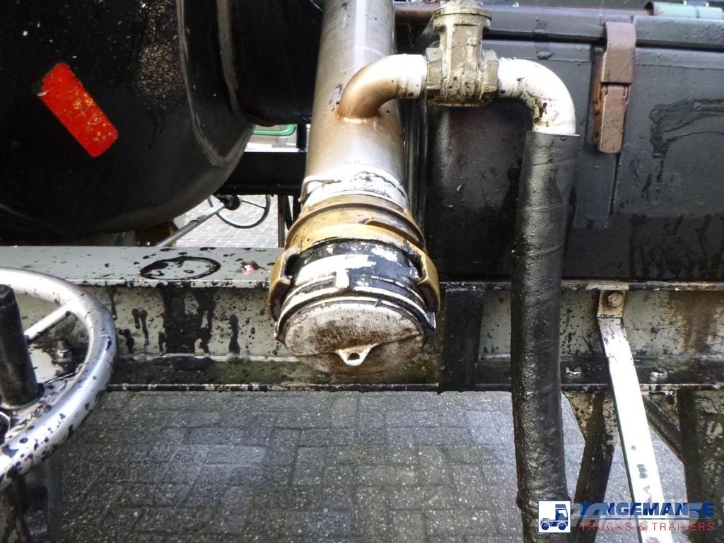 Magyar Bitumen / heavy oil tank inox 30.2 m3 / 1 comp + A Poluprikolice cisterne
