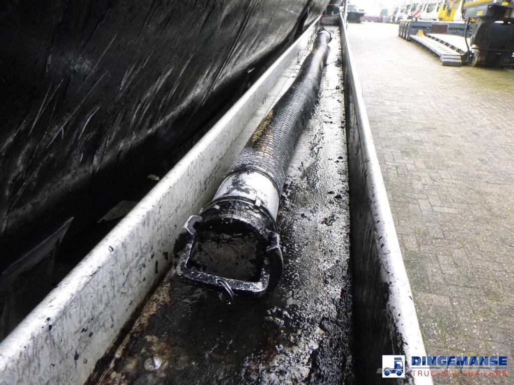 Magyar Bitumen / heavy oil tank inox 30.2 m3 / 1 comp + A Poluprikolice cisterne