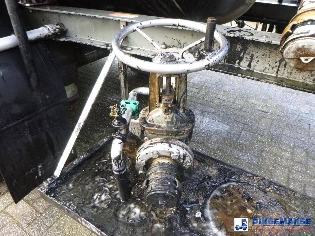 Magyar Bitumen / heavy oil tank inox 30.2 m3 / 1 comp + A Poluprikolice cisterne