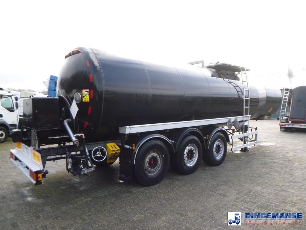 Magyar Bitumen / heavy oil tank inox 30.2 m3 / 1 comp + A Poluprikolice cisterne