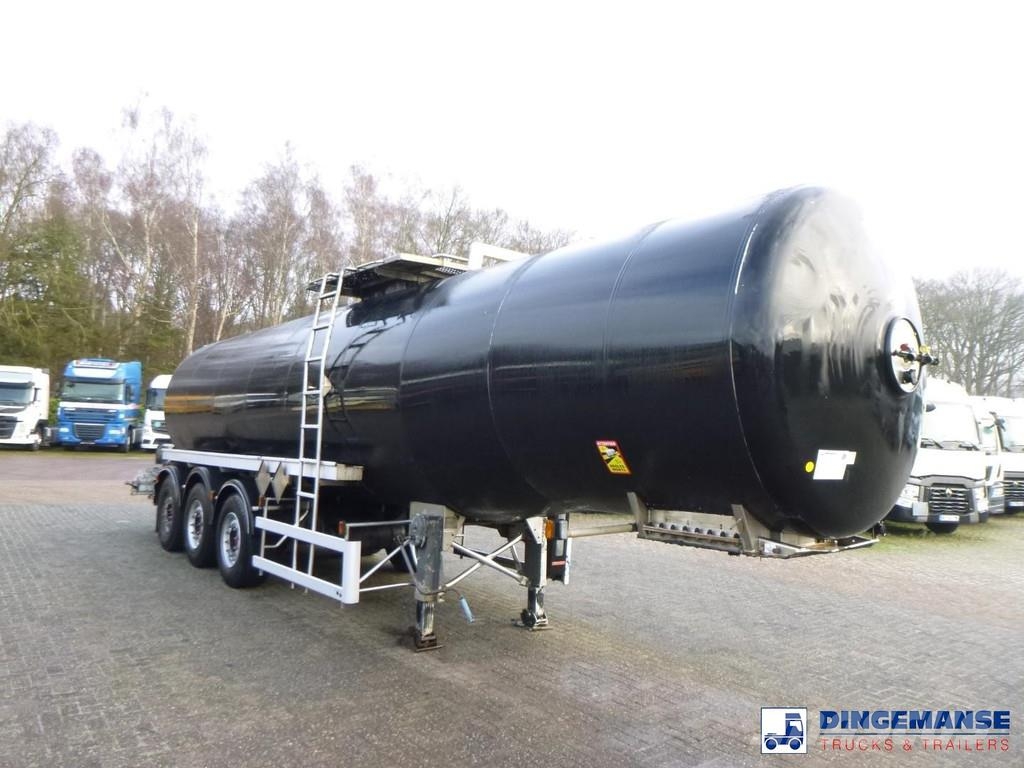 Magyar Bitumen / heavy oil tank inox 30.2 m3 / 1 comp + A Poluprikolice cisterne