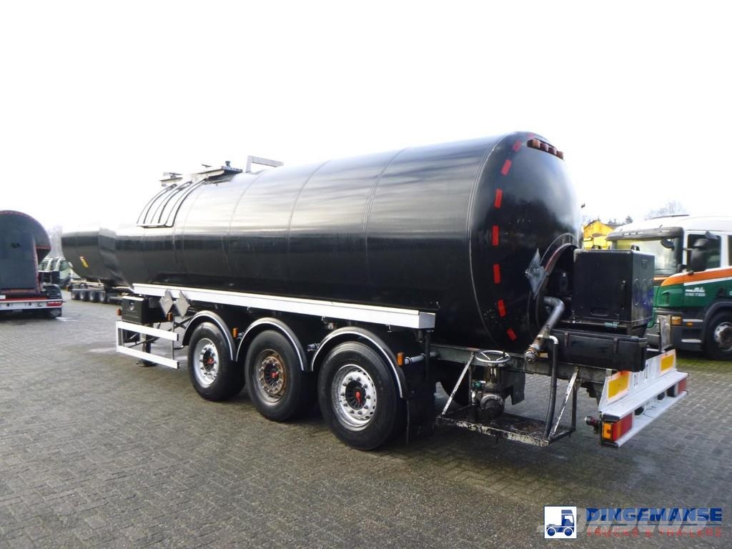 Magyar Bitumen / heavy oil tank inox 30.2 m3 / 1 comp + A Poluprikolice cisterne