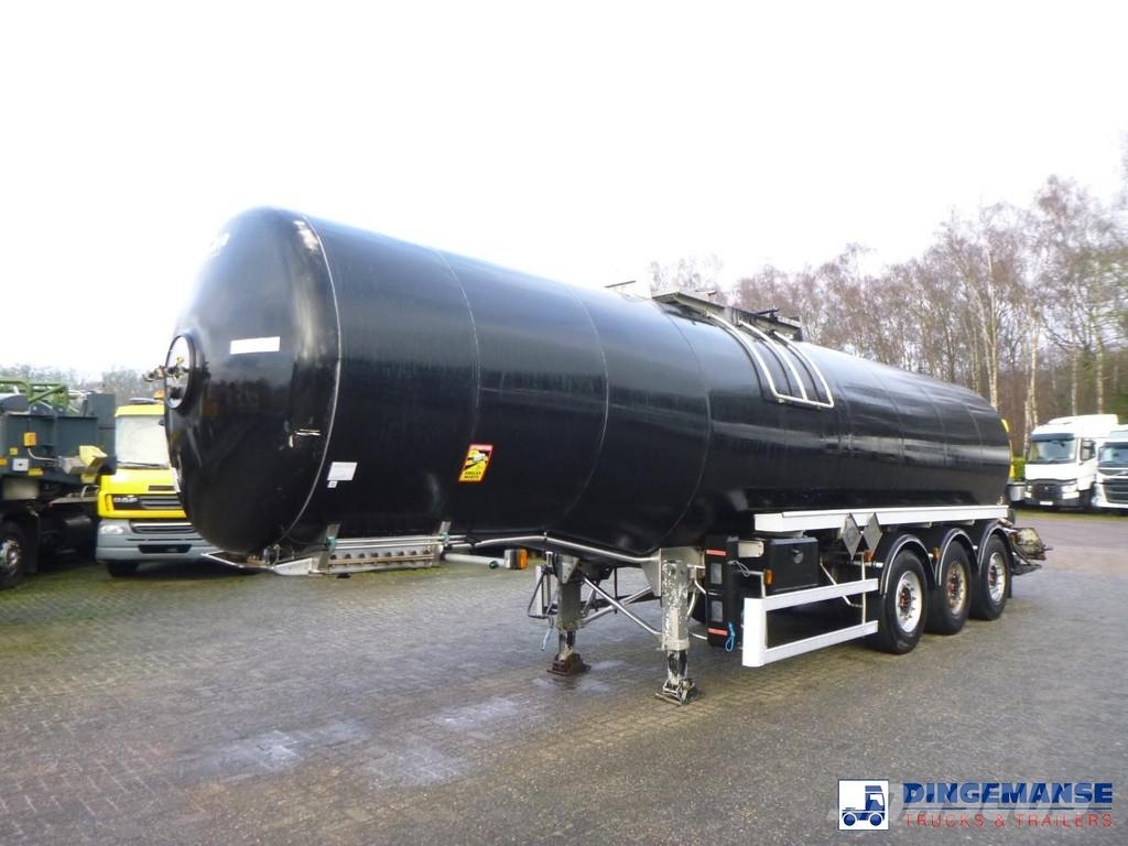 Magyar Bitumen / heavy oil tank inox 30.2 m3 / 1 comp + A Poluprikolice cisterne