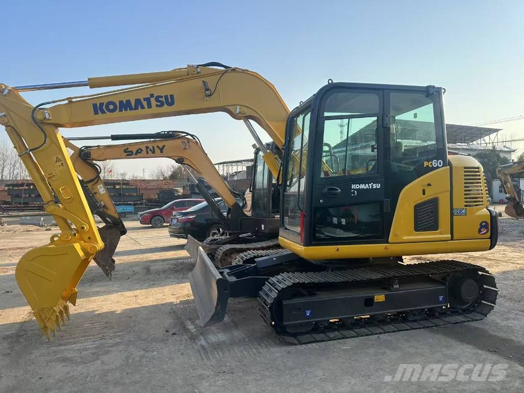 Komatsu PC 60 中型油圧ショベル 7t-12t(ユンボ・パワーショベル・バックホー)