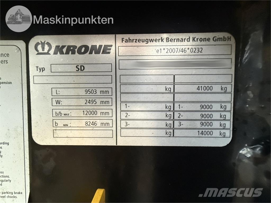 Krone Containertrailer Semirremolques portacontenedores