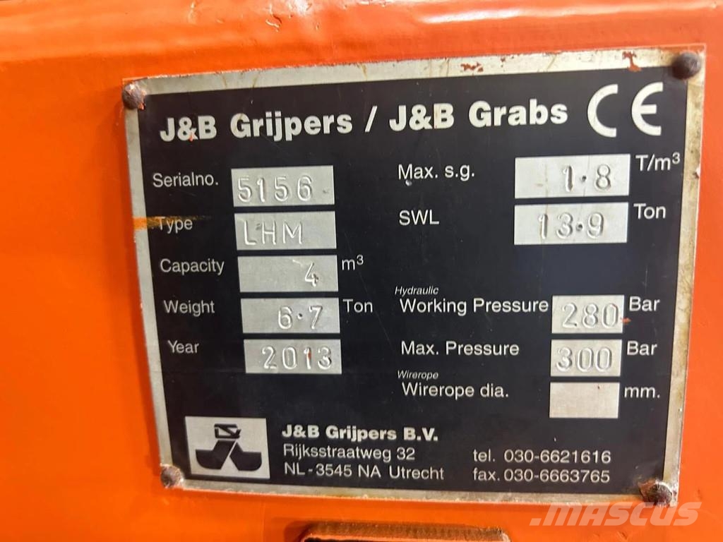 J&B 4006534 Grijpers