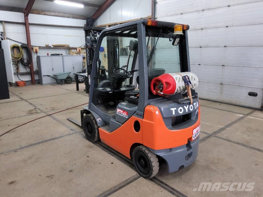 Toyota 1,5Ton heftruck H02-8FGF15 lpg 1.5t forklift Газовые погрузчики