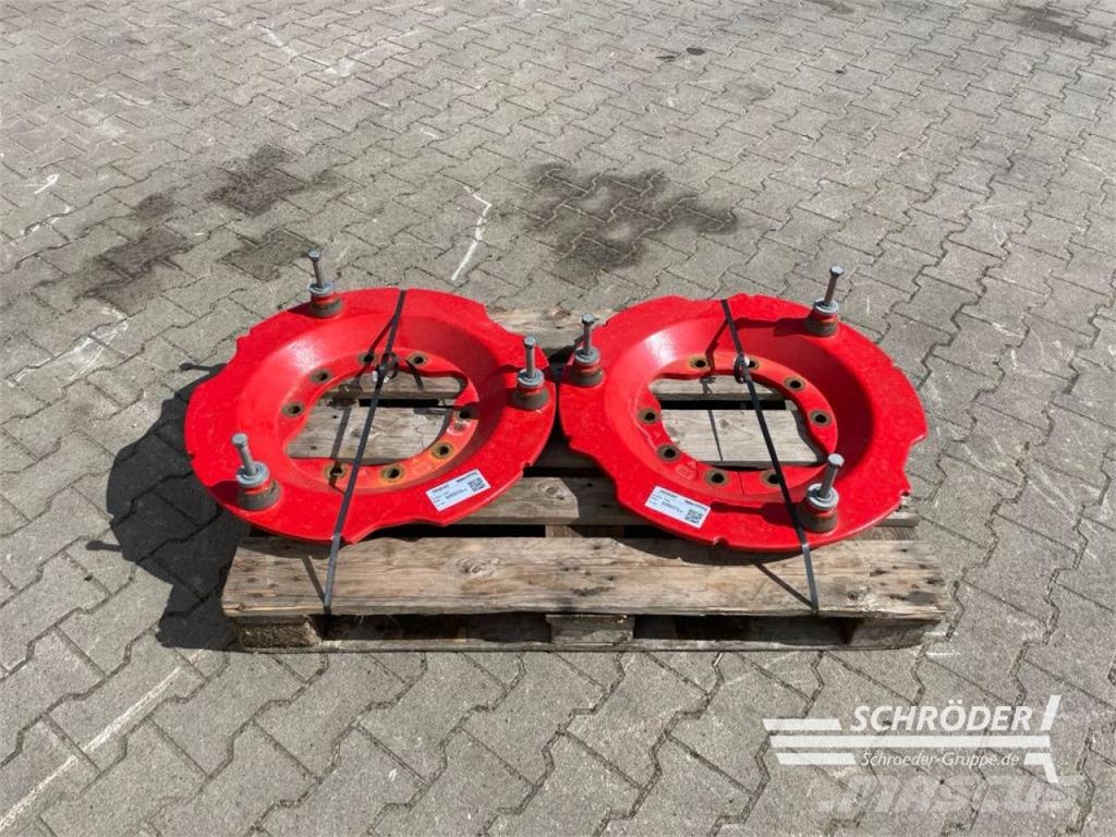 Fendt 2X ANBAUPLATTE RADGEWICHTE 300 KG Ελαστικά και ζάντες
