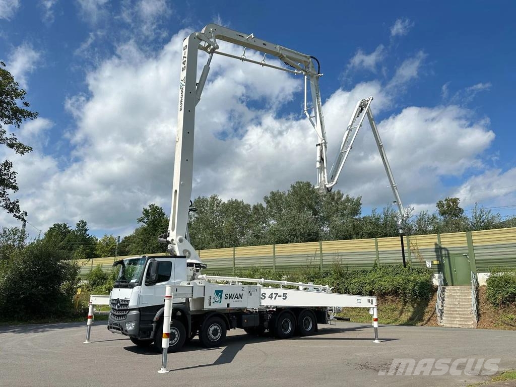 Mercedes-Benz Arocs 4142 Arocs 5 4142 8x4 SWAN TSP 47-5 160RZ ( Бетононасосы