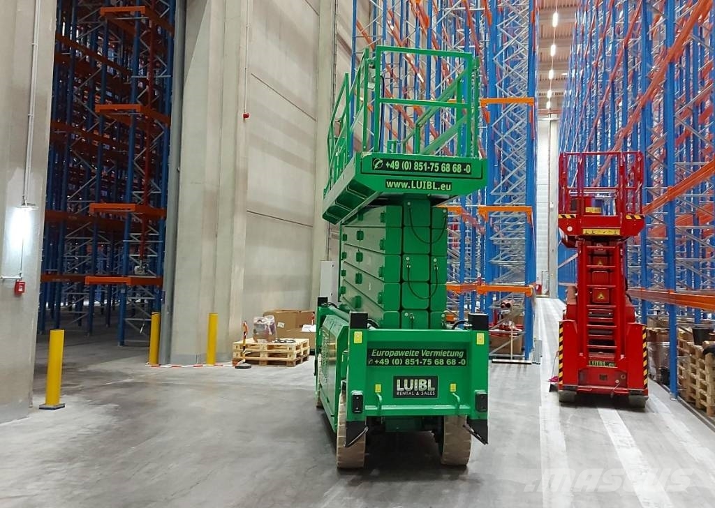 HAB S225-12 E4WDS, 22,5m electric scissor lift Nůžková zvedací plošina