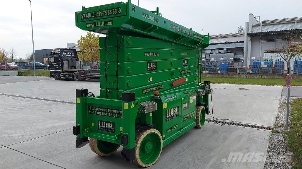 HAB S225-12 E4WDS, 22,5m electric scissor lift Nůžková zvedací plošina