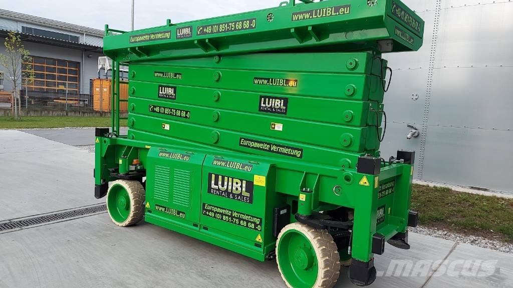 HAB S225-12 E4WDS, 22,5m electric scissor lift Nůžková zvedací plošina
