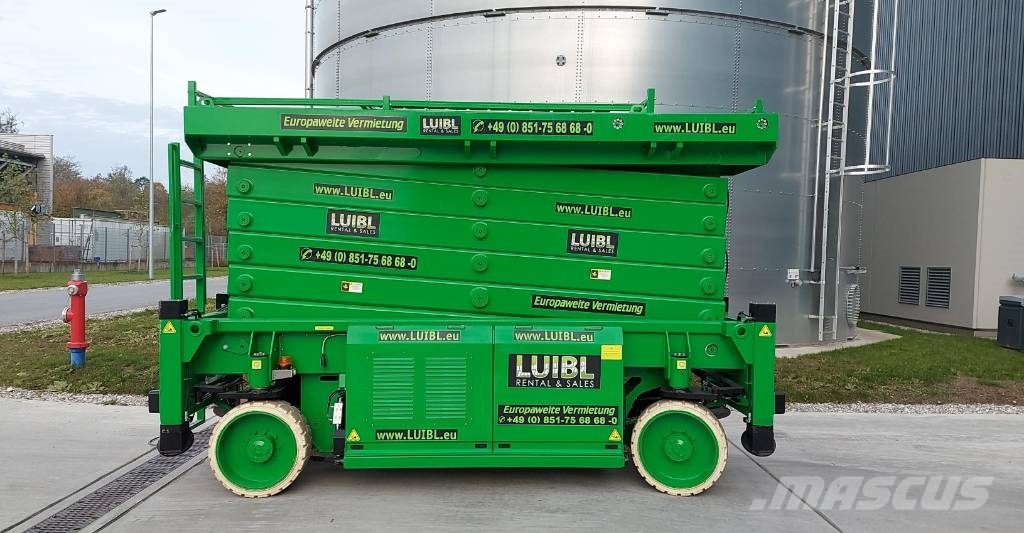 HAB S225-12 E4WDS, 22,5m electric scissor lift Nůžková zvedací plošina