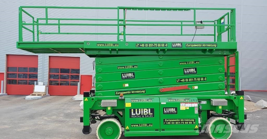 HAB S225-12 E4WDS, 22,5m electric scissor lift Nůžková zvedací plošina