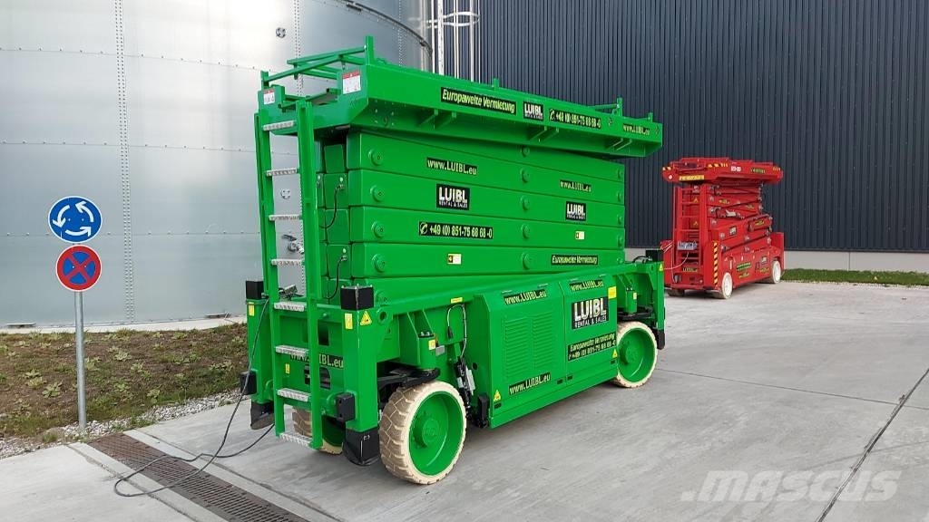 HAB S225-12 E4WDS, 22,5m electric scissor lift Nůžková zvedací plošina