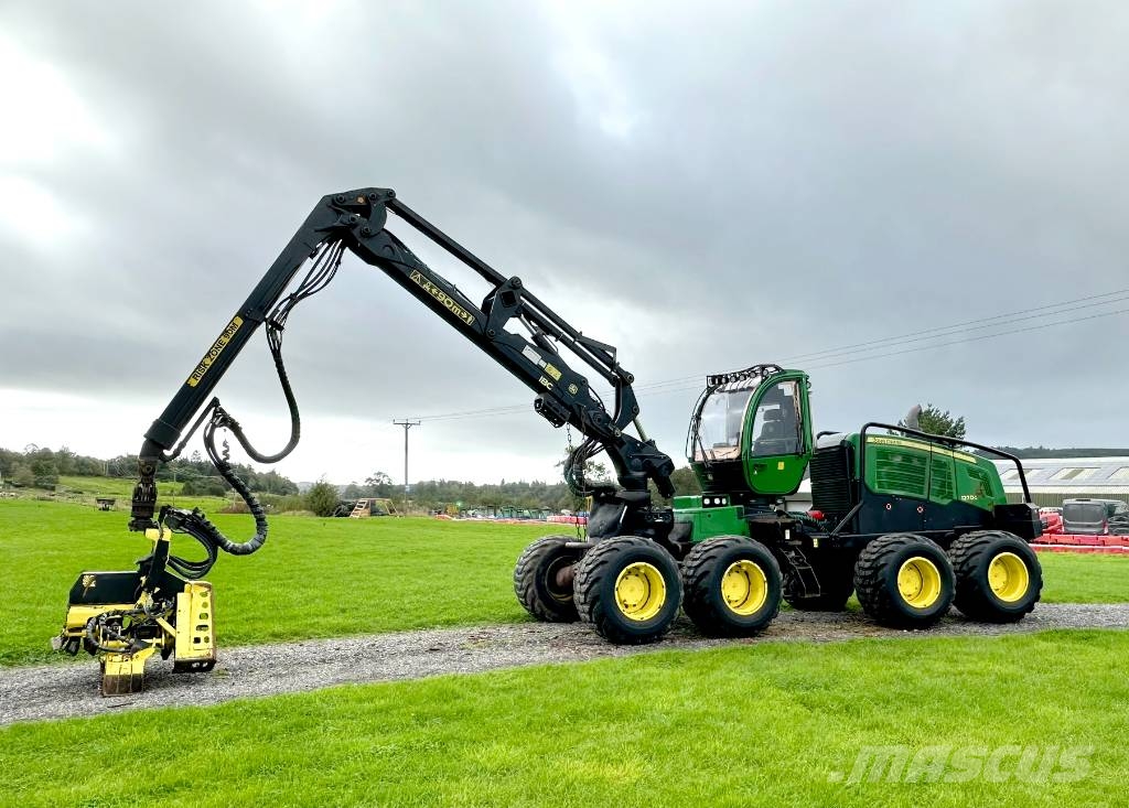 John Deere 1270G Forestry Harvester 8WD c/w 415 Head Harversteri