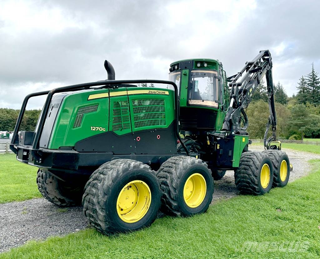 John Deere 1270G Forestry Harvester 8WD c/w 415 Head Harversteri
