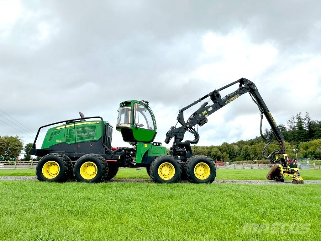 John Deere 1270G Forestry Harvester 8WD c/w 415 Head Harversteri