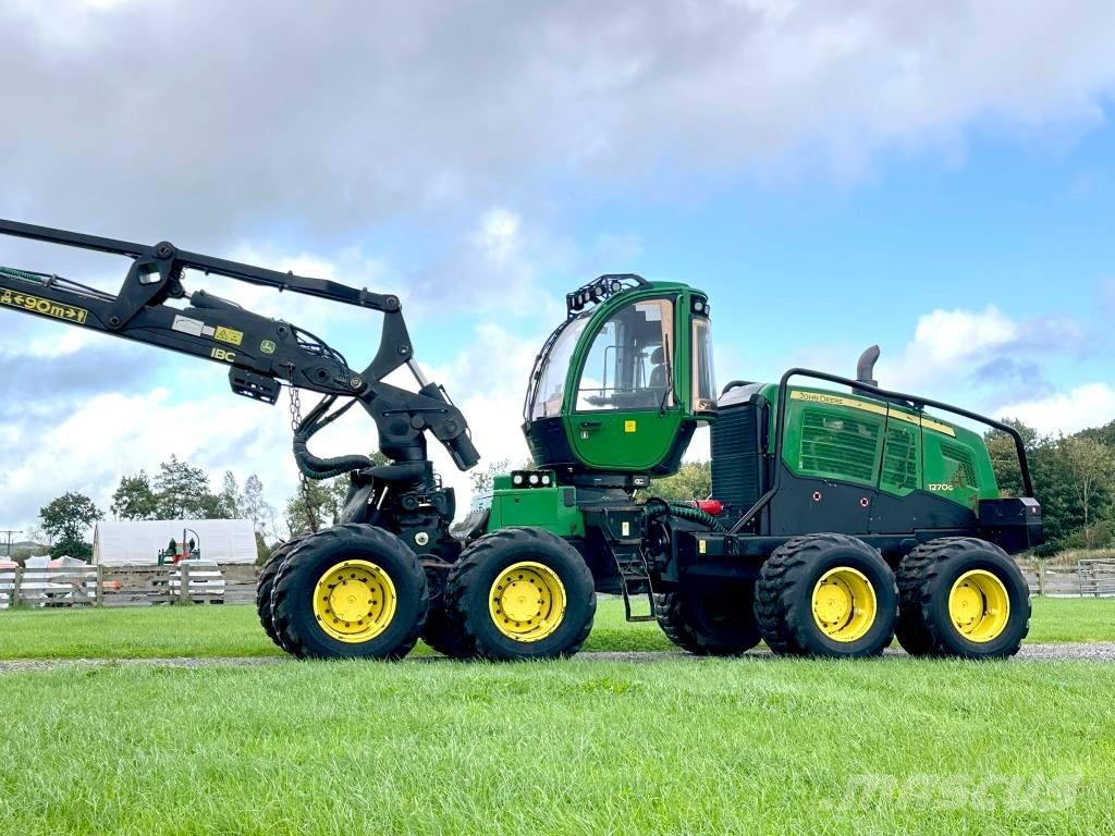 John Deere 1270G Forestry Harvester 8WD c/w 415 Head Harversteri