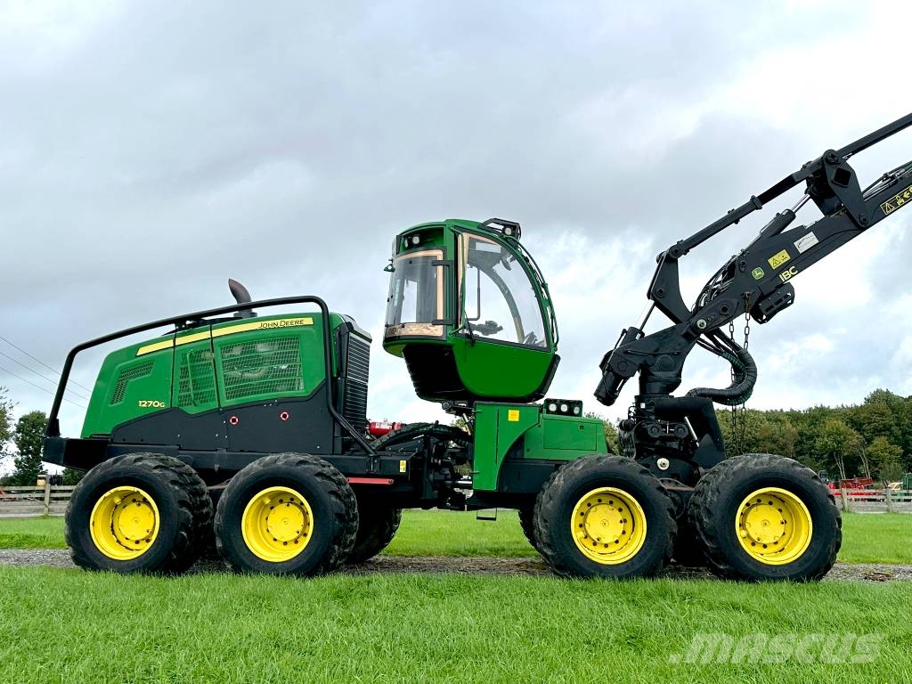 John Deere 1270G Forestry Harvester 8WD c/w 415 Head Harversteri