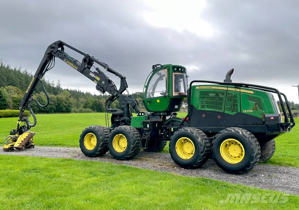 John Deere 1270G Forestry Harvester 8WD c/w 415 Head Harversteri