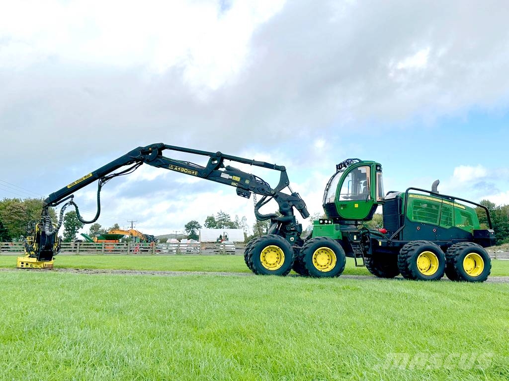 John Deere 1270G Forestry Harvester 8WD c/w 415 Head Harversteri
