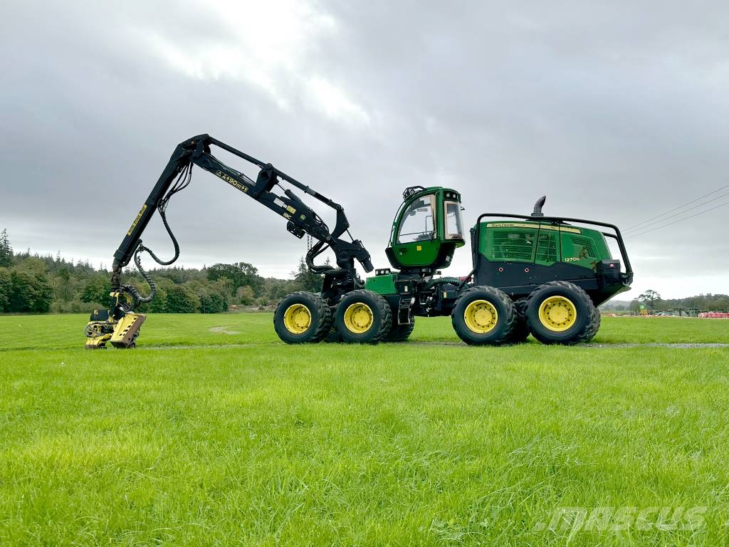 John Deere 1270G Forestry Harvester 8WD c/w 415 Head Harversteri