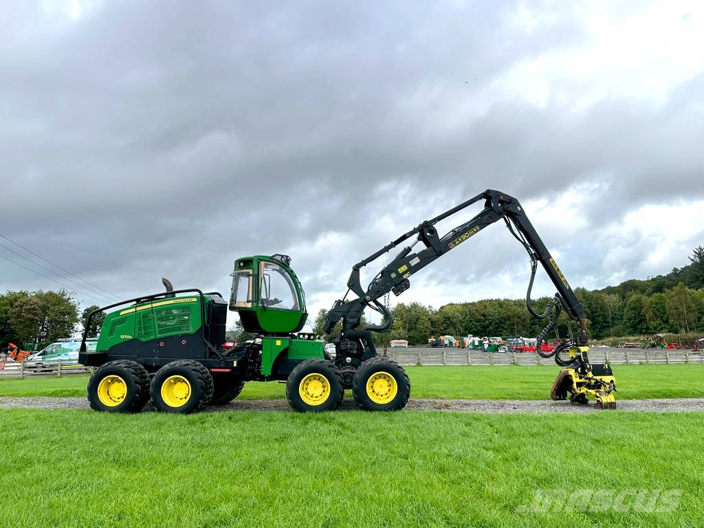 John Deere 1270G Forestry Harvester 8WD c/w 415 Head Harversteri