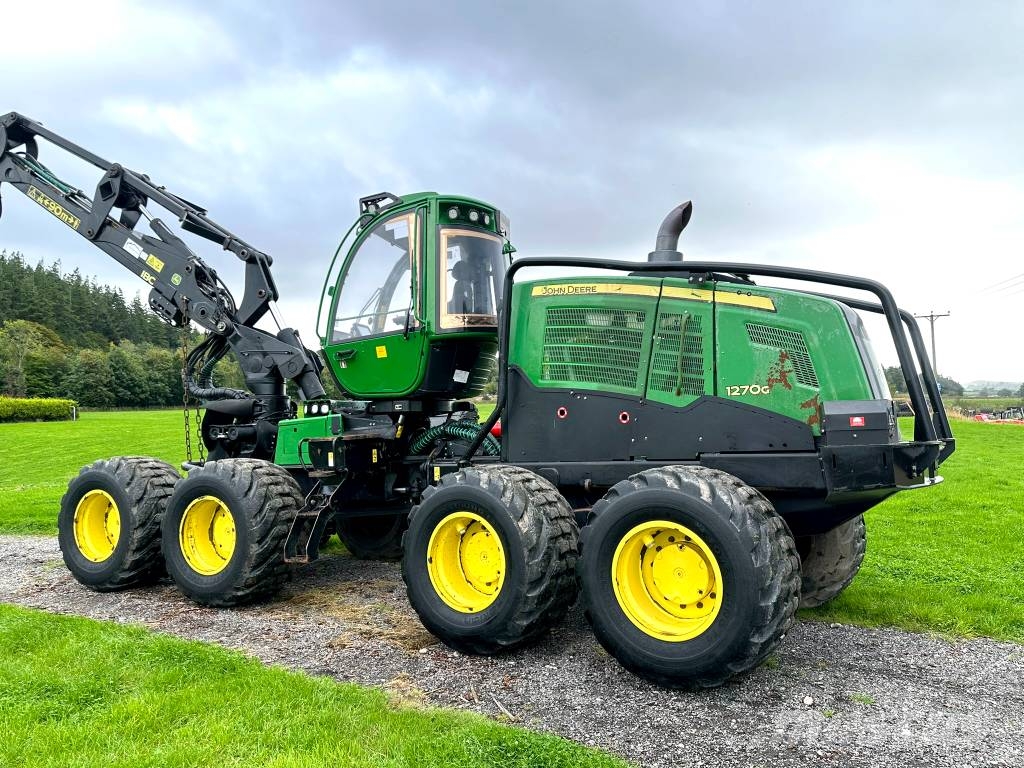 John Deere 1270G Forestry Harvester 8WD c/w 415 Head Harversteri
