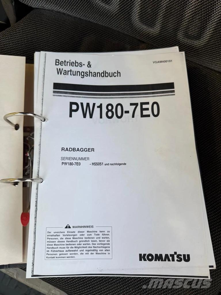 Komatsu PW180-7 Εκσκαφείς με τροχούς - λάστιχα